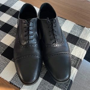 COLE HAAN MEN'S HAMILTON GRAND CAP TOE OXFORD BLACK C23756